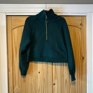 EUC Lululemon Scuba Oversized Funnel Neck XS/S storm teal